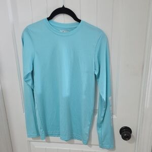 Youth Columbia Light Teal Long Sleeve Tee